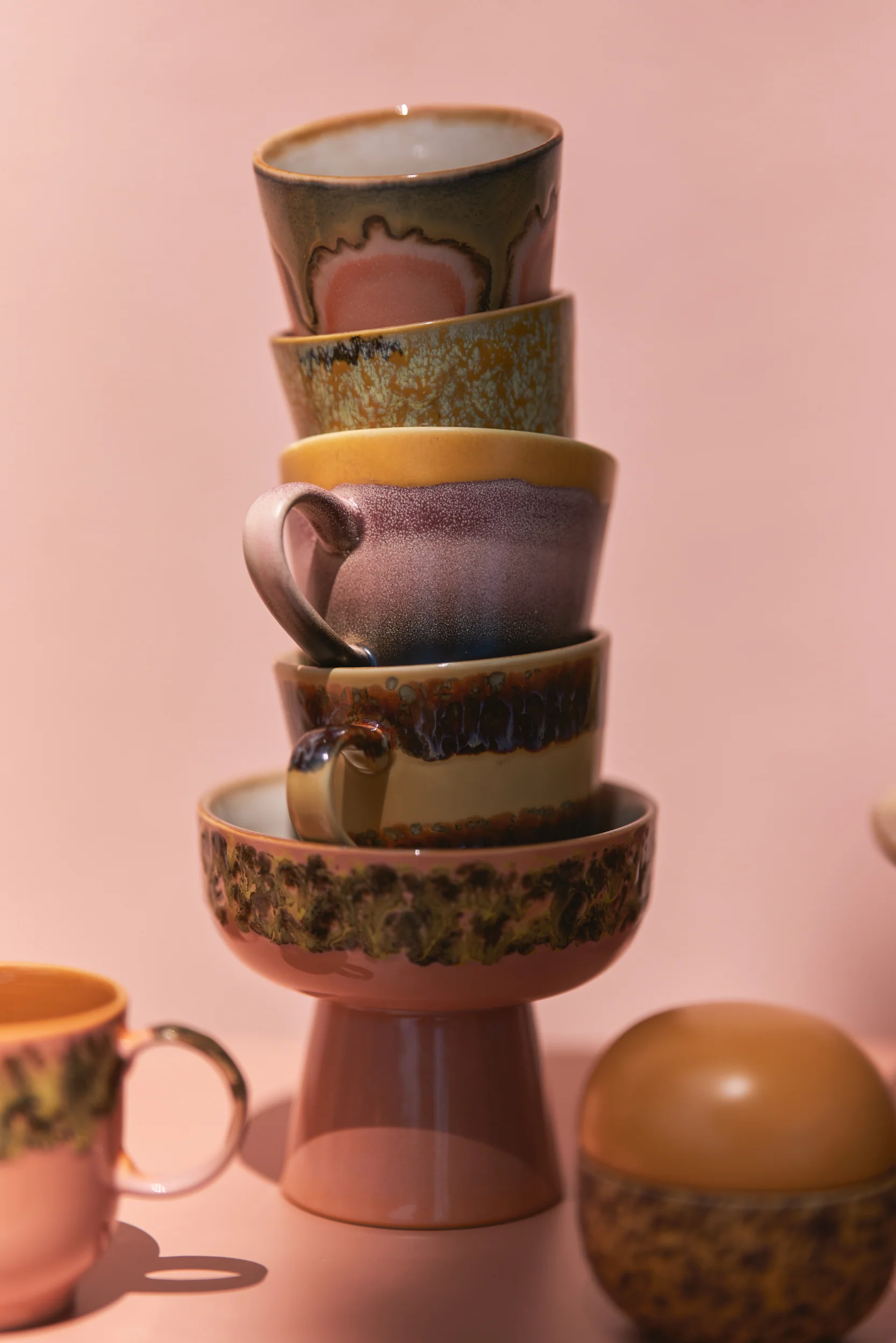 70's Ceramics: Cappuccino Mug, Sunset - Image 4