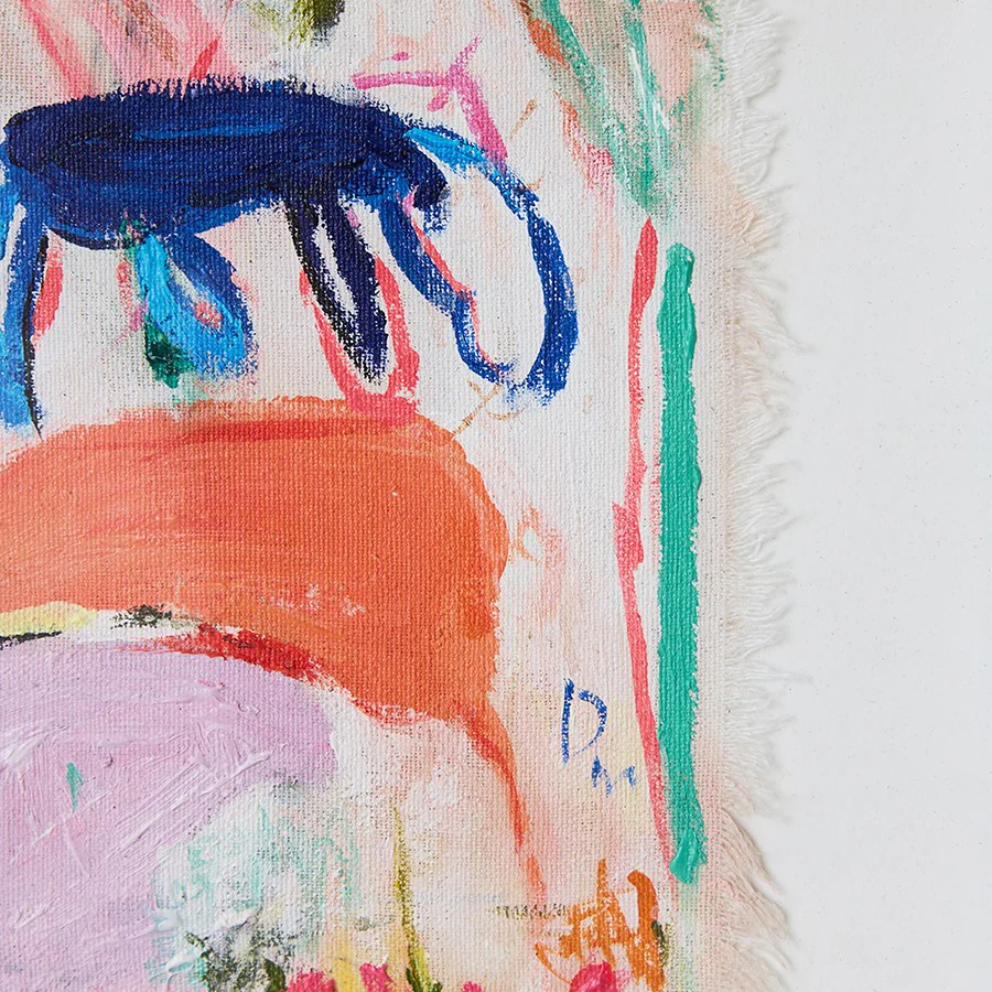 Abstract Framed, Scrawls (29.5x4.5x37.5cm) - Image 3