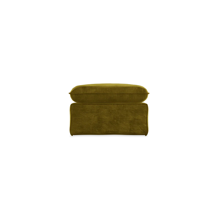 Nomad Couch: Hocker, Royal Velvet, Olive - Image 3