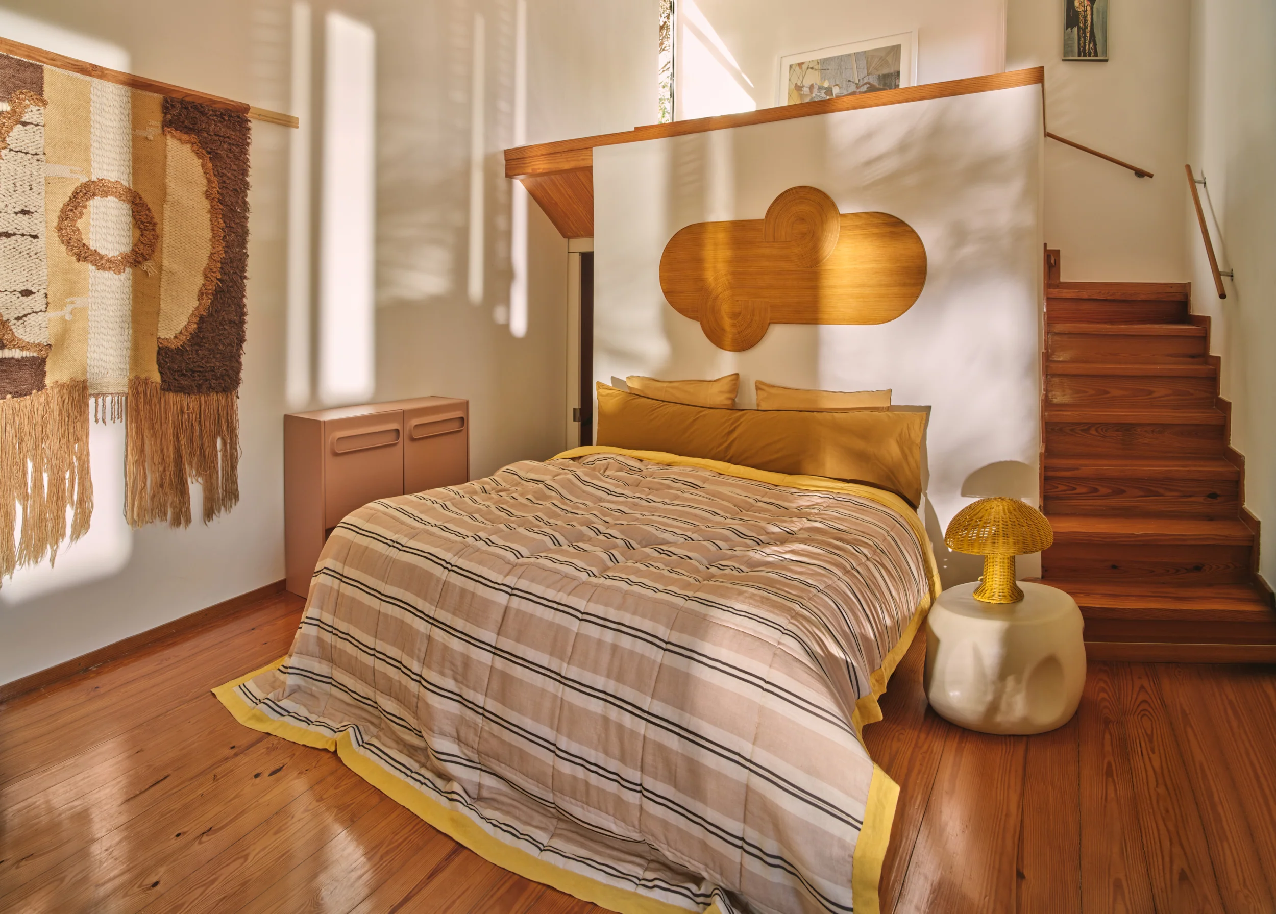 Rattan Wall Panel Curl - Image 4