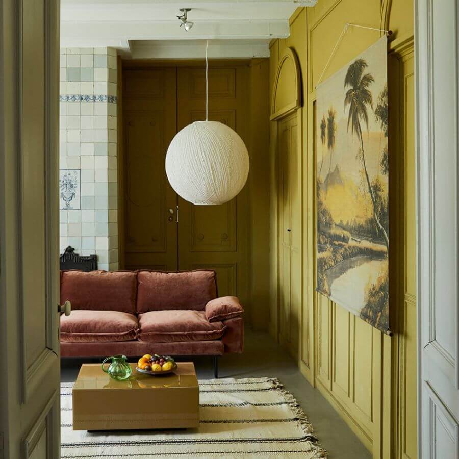 Retro Sofa: 2- Seats, Royal Velvet, Magnolia - Image 3